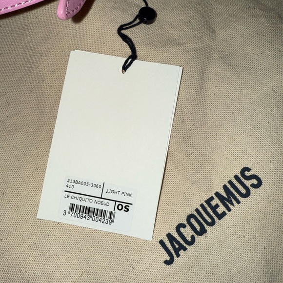 Jacquemus Le Chiquito Noeud Pink Bag - Picture 5 of 7